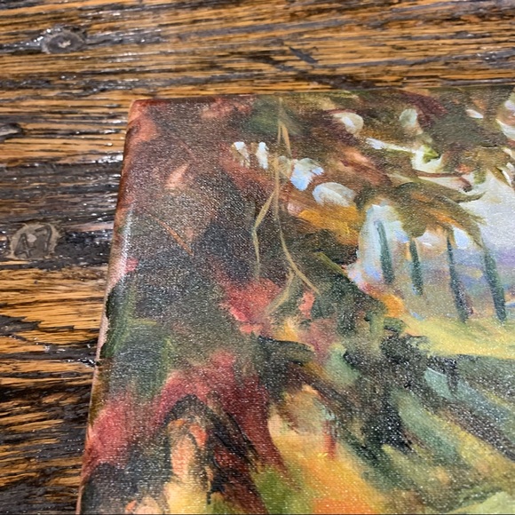 Oil Painting Wine Vineyard Scene Art Canvas 12 x 9 Inches - Picture 3 of 9